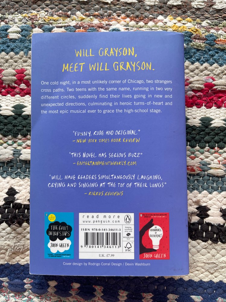 Will Grayson, Will Grayson 
