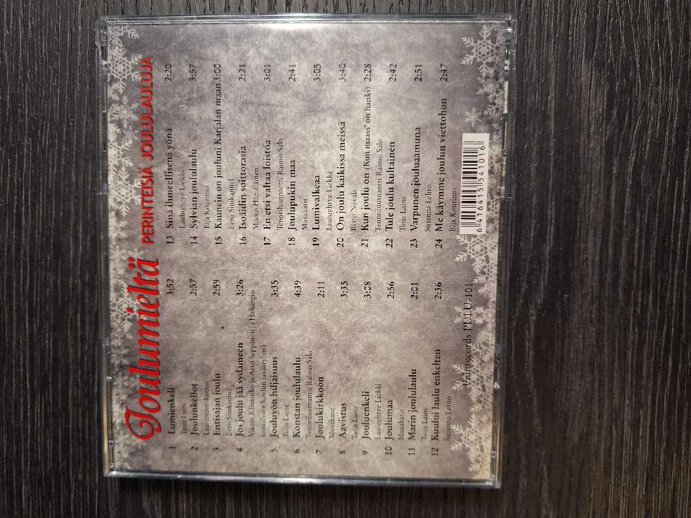 CD/ Joulumieltä