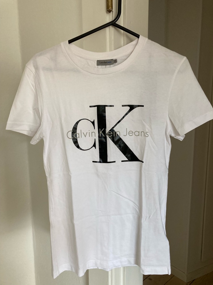 Calvin Klein, hvid tshirt, XS