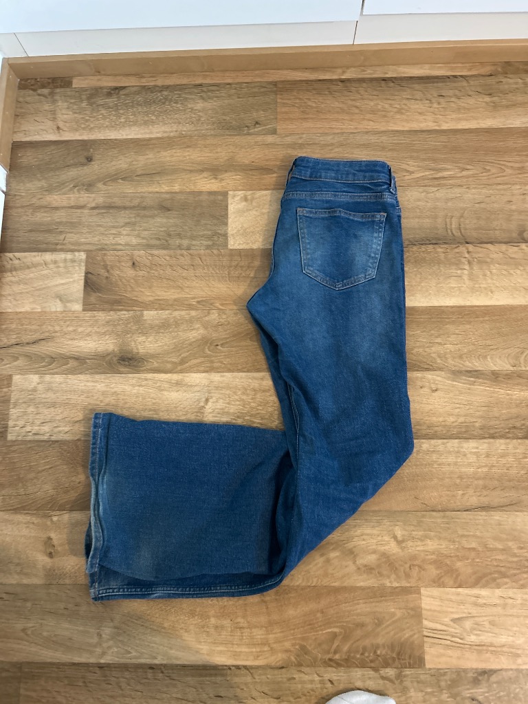 H&M low waist farkut, leveät lahkeet sin