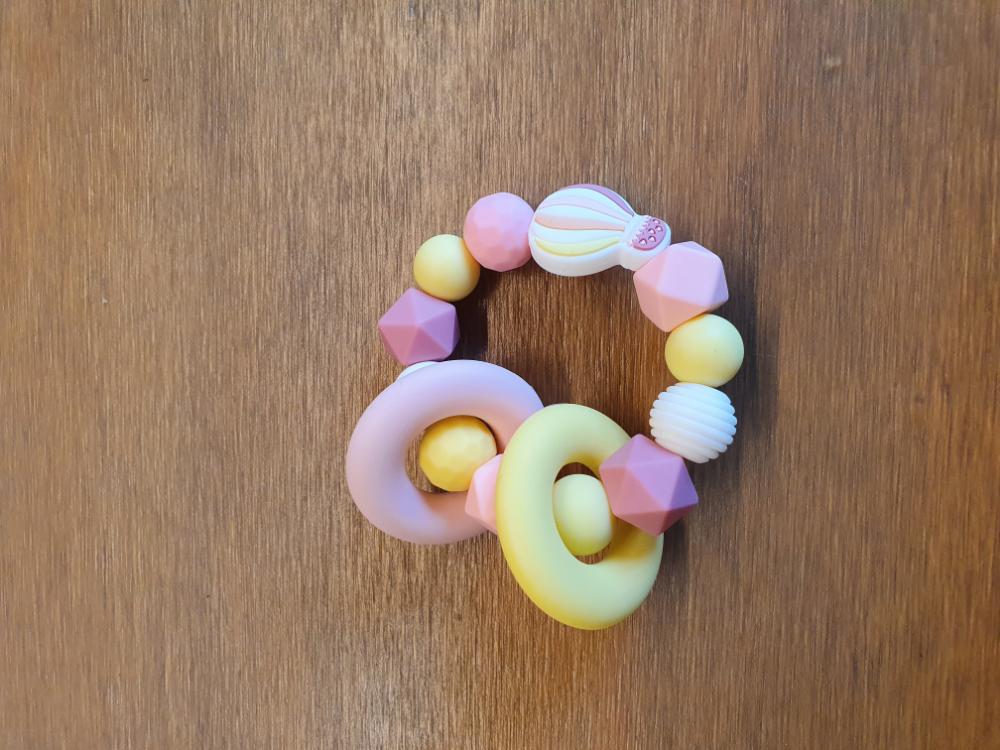 Bijtring (donut ringen) Roze