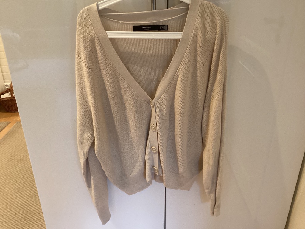 Vero Moda neuletakki M beige