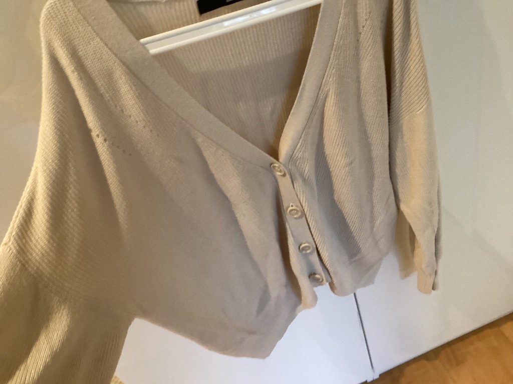 Vero Moda neuletakki M beige