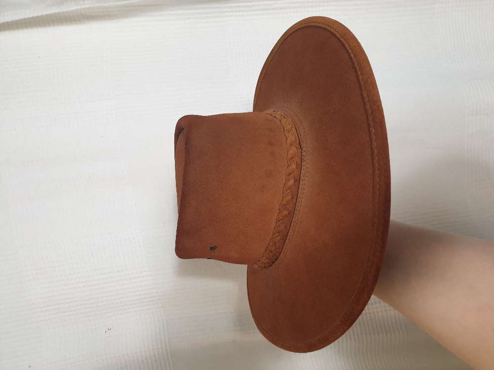 Aito cowboy nahka hattu pieni