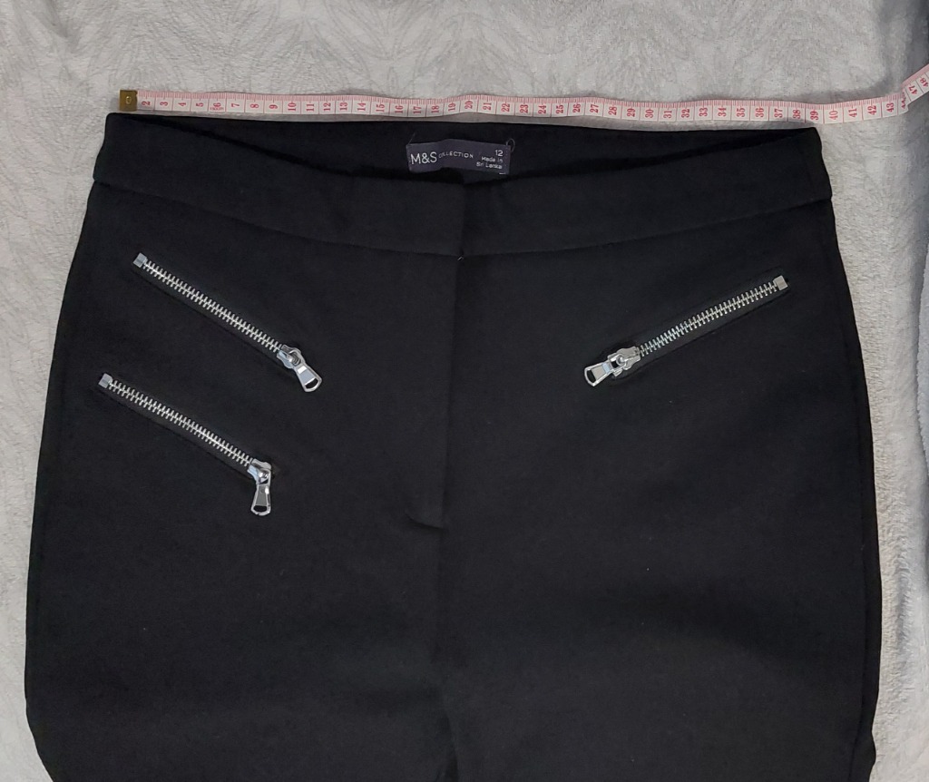 Mustat stretch housut 40