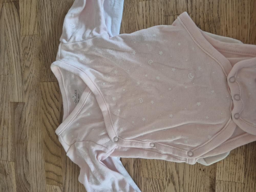 Tvær Cotton Juice samfellur st.56
