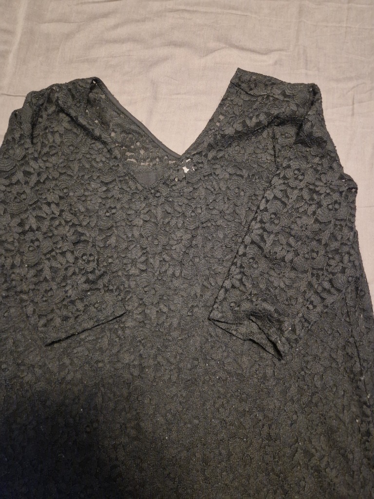 H&m musta pitsimekko 3XL