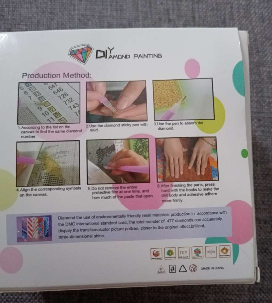 Diamond P. Glasamottur. 8stk