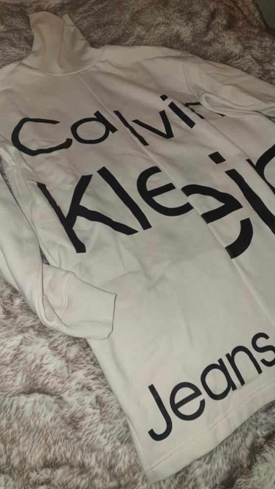 Calvin Klein síð rúllukraga peysa st.XL