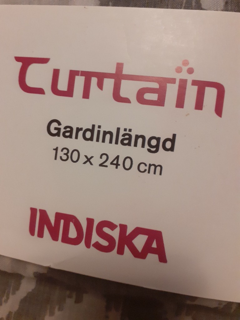 2 x Indiska gardínuvængir