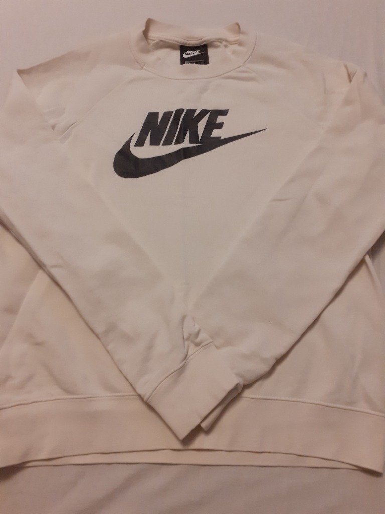 Nike ljós peysa S