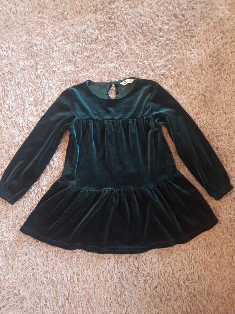 Grøn kjole str.2år