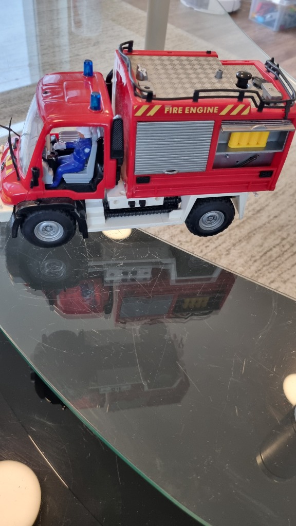 Care, fire engine