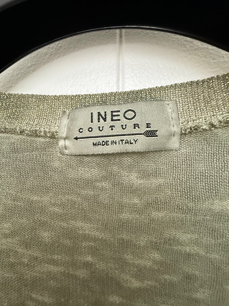 Grænn bolur m/gylltu 42/ XL nýr