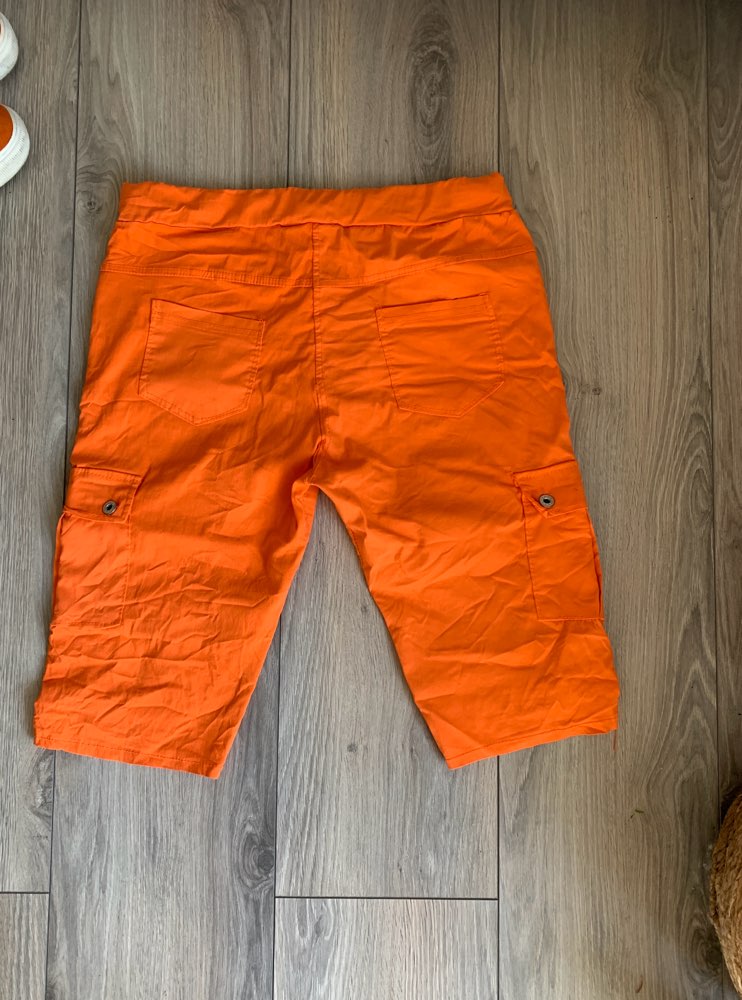 Pepper orange  knebukse Str XL