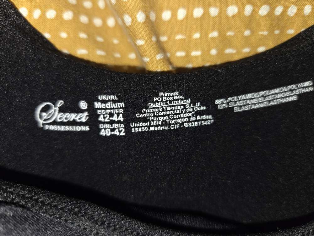 Topppur st. Medium svartur