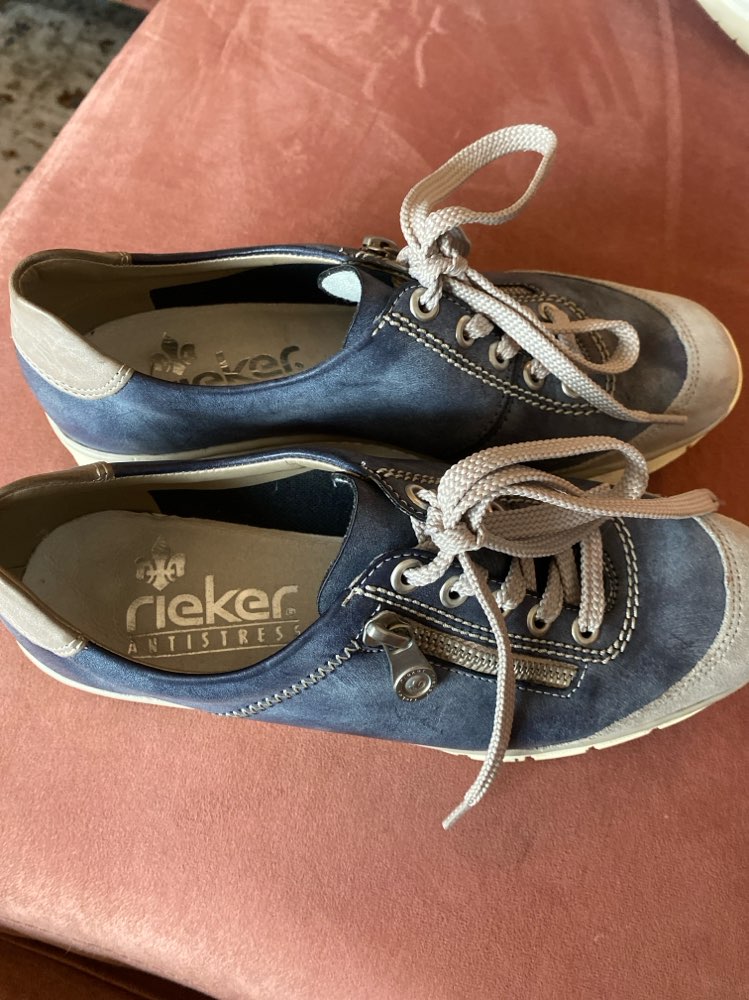 Rikere joggesko blå/grå str 37