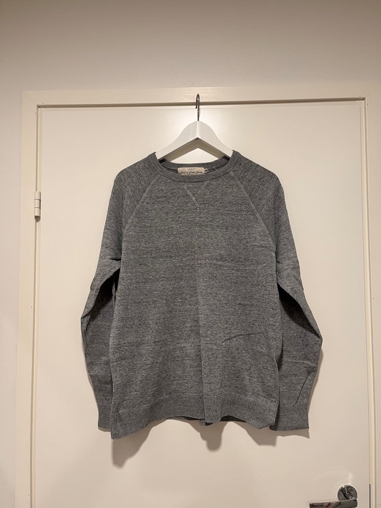 Miesten harmaa neule, M