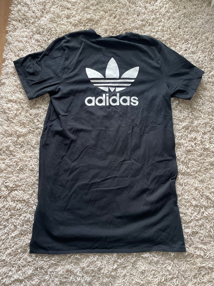 adidas musta t-paitamekko 38
