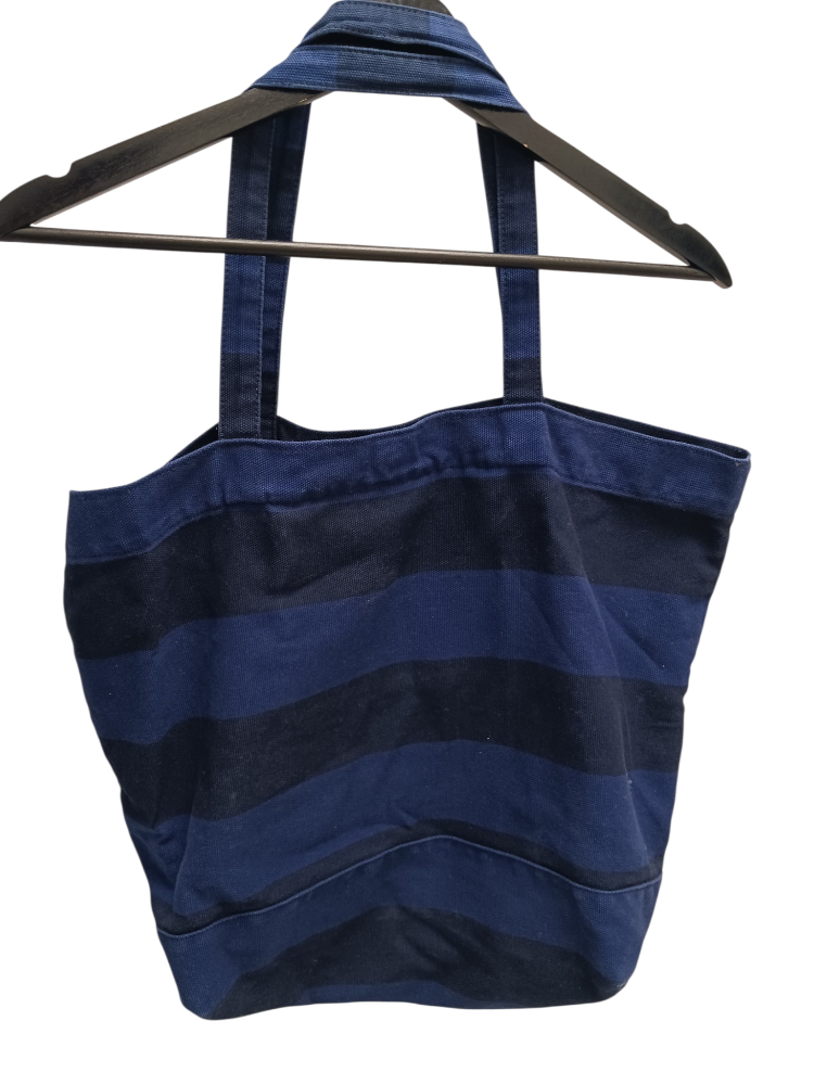 Marimekko sininraidallinen kassi