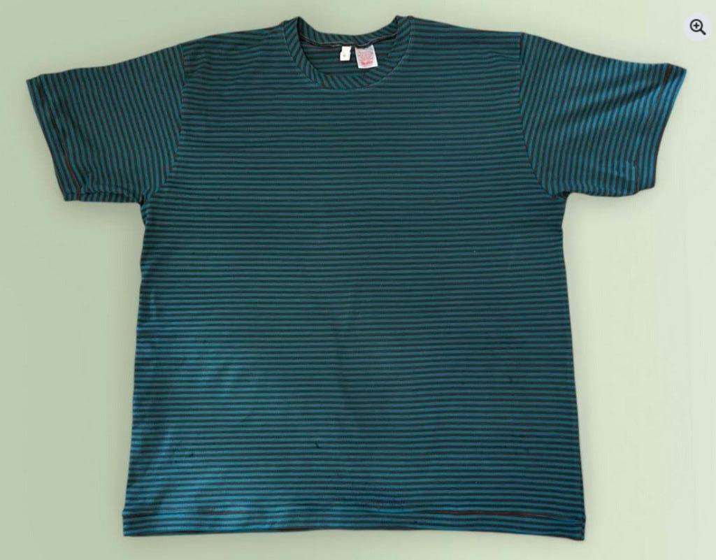 Uusi Väljä raita t-paita, XL