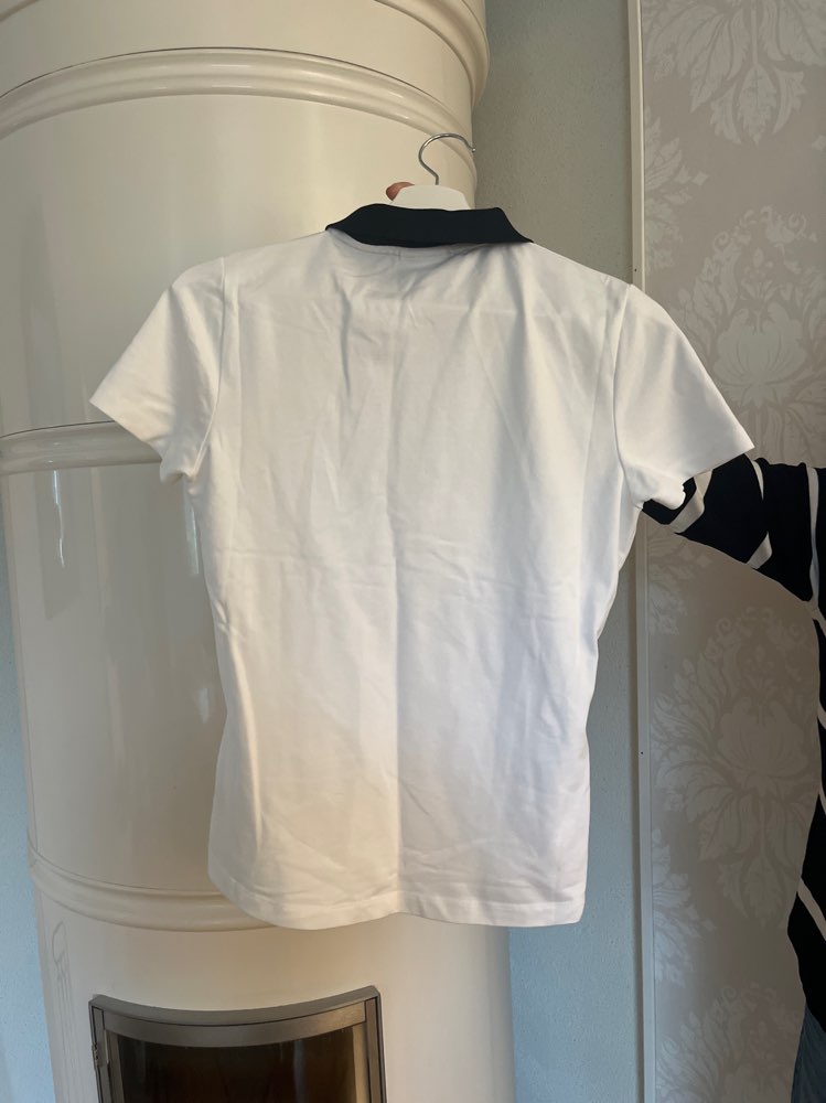 Calvin Klein valkoinen pikee t-paita 36