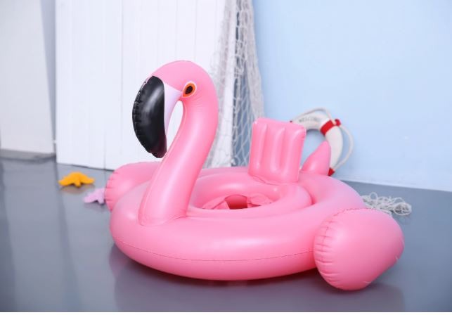 Baby float flamingo fel roze