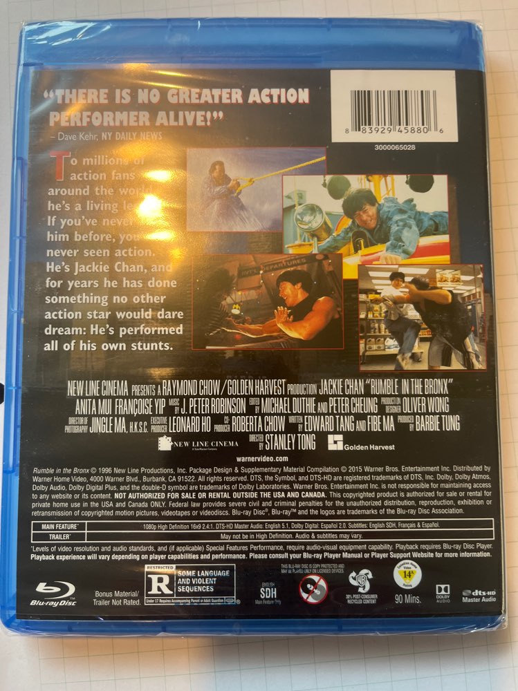 Rumble in the Bronx/Blu-Ray