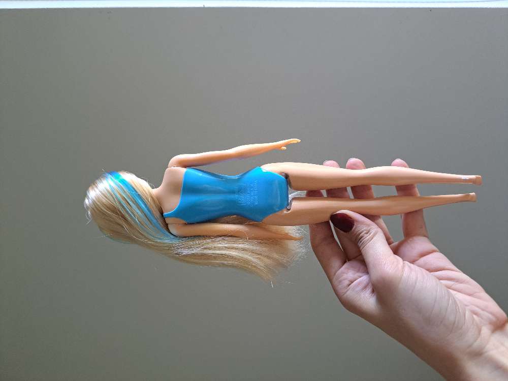 Barbie uimapuku sininen