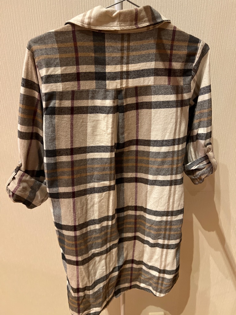 M b.young lang flanell skjorte