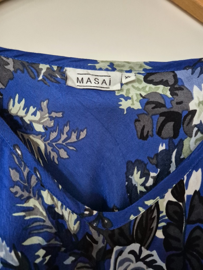 Blomstret bluse Masai