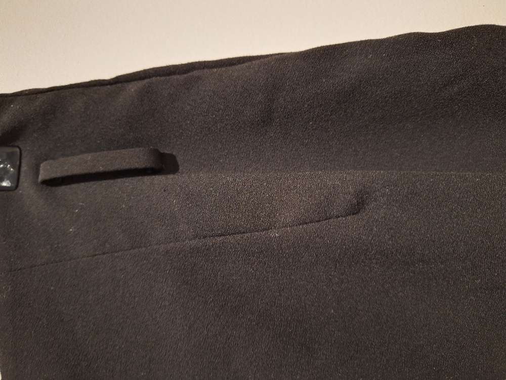 Buxur útvíðar svartar 44 kvk