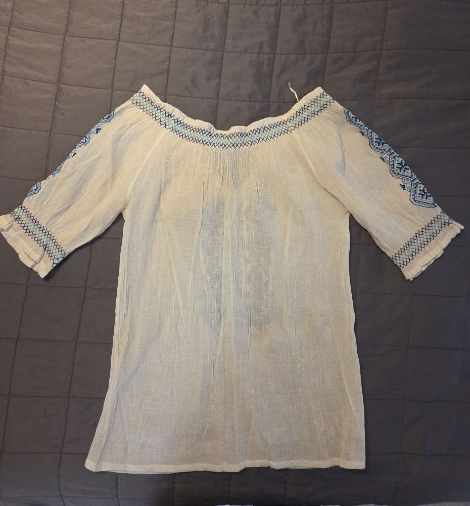 Boho kirjailtu pusero M Minerva