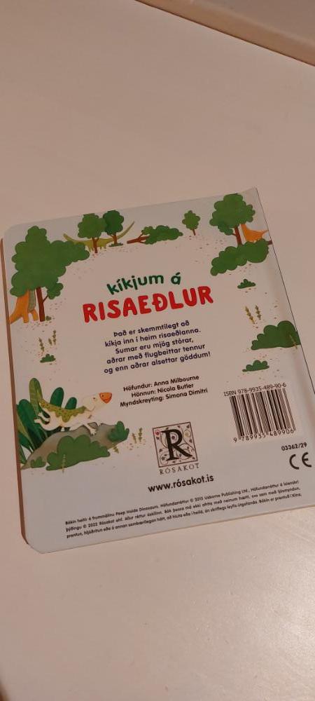 Kíkjum á risaeðlur bók