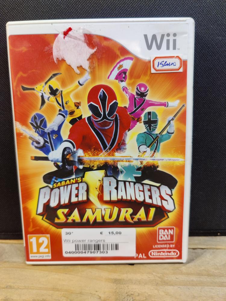 Wii powerrangers
