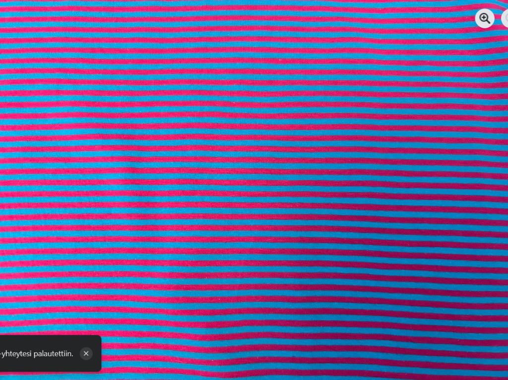 Uusi Raitapaita pinkki/turkoosi L