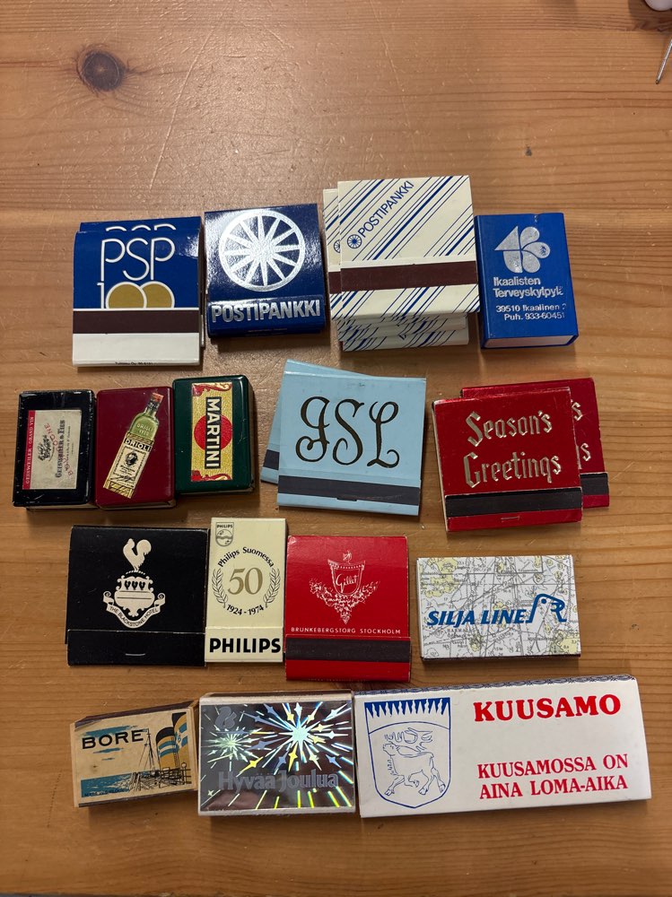 Tulitikkuaskeja kerailijalle