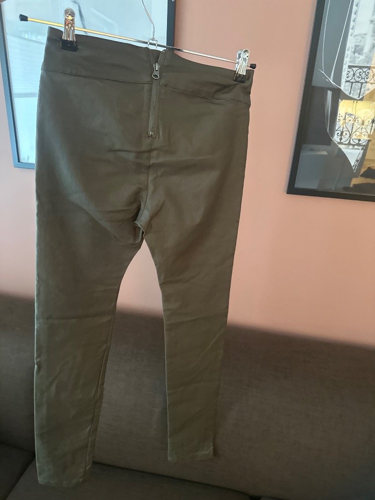 Cream khaki PUskinn bukse 38