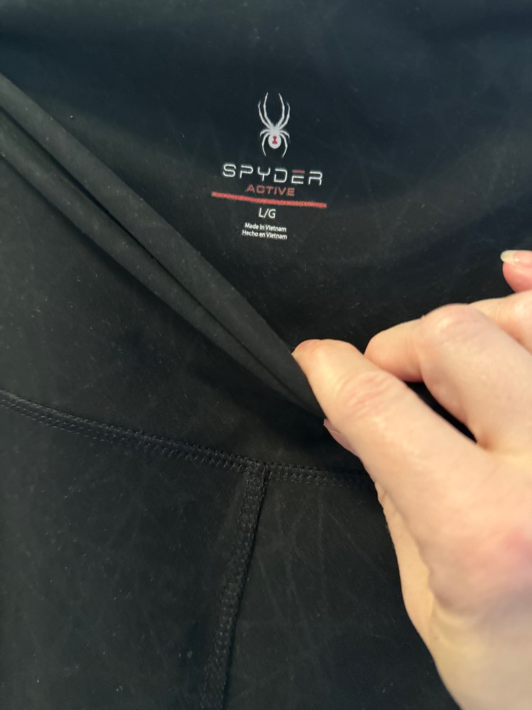 Spyder leggings m/vösum st.L