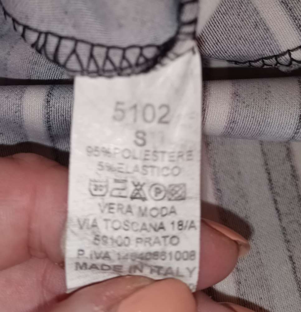 Vero Moda röndóttur samfestingur St S