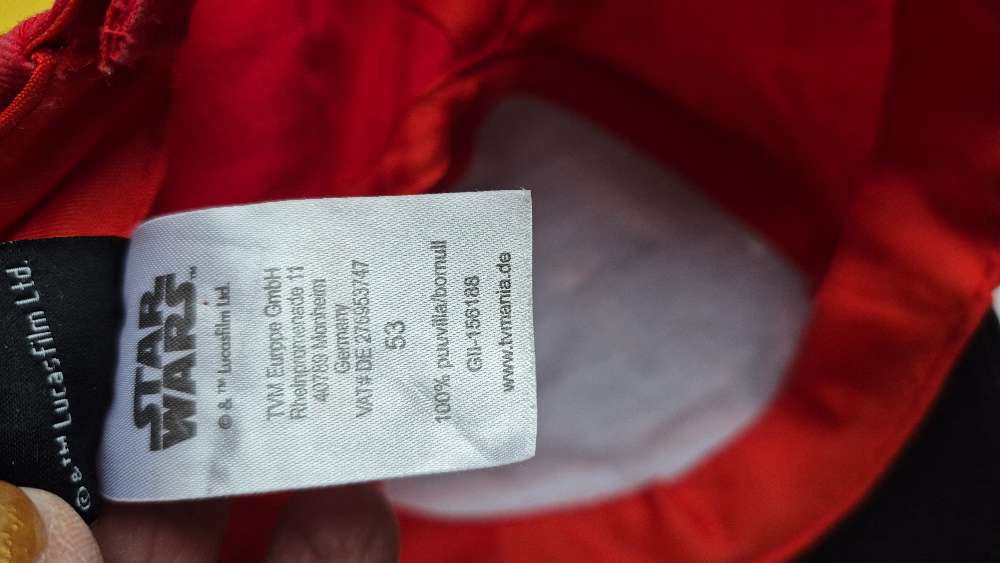 Star wars lippis koko 53cm