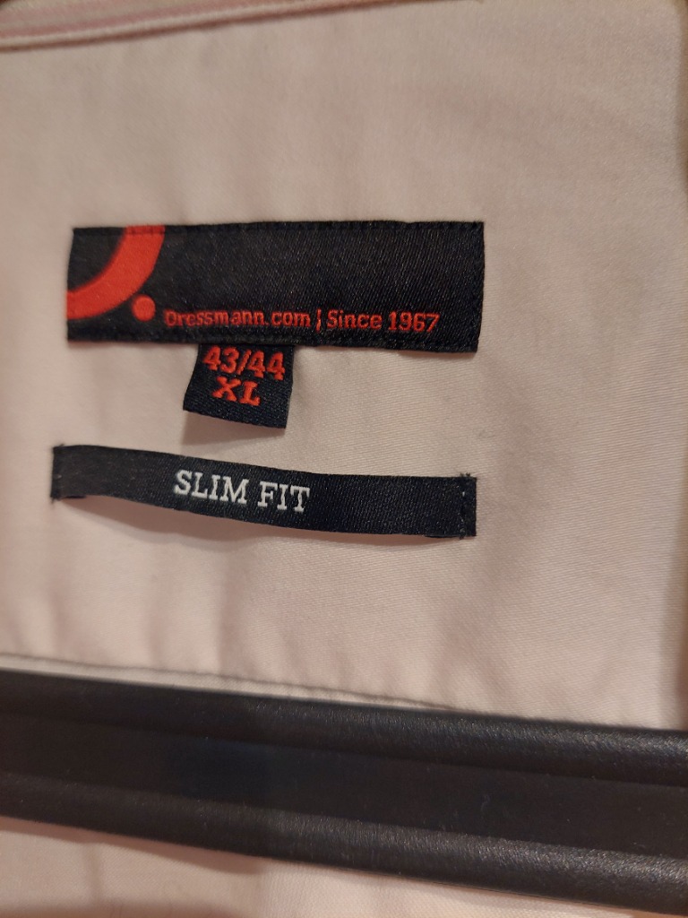 Dressmann bleik skyrta 