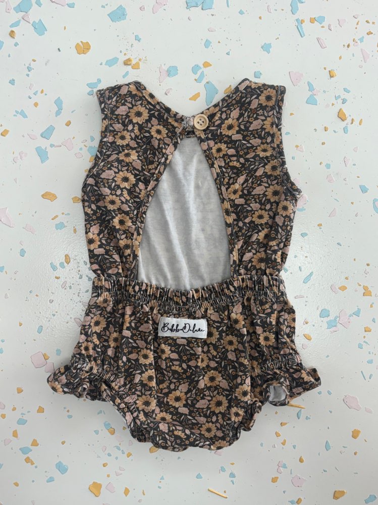 Size 00 Bubba Deluxe Romper - Brown