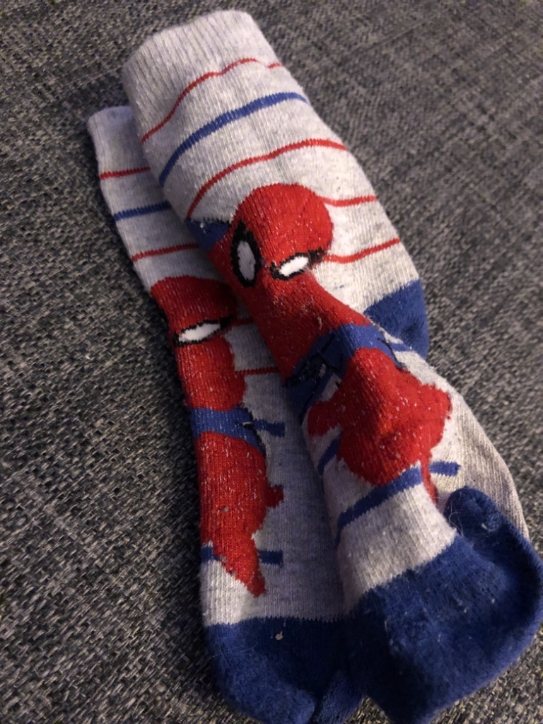 Spiderman sokkar 3-4