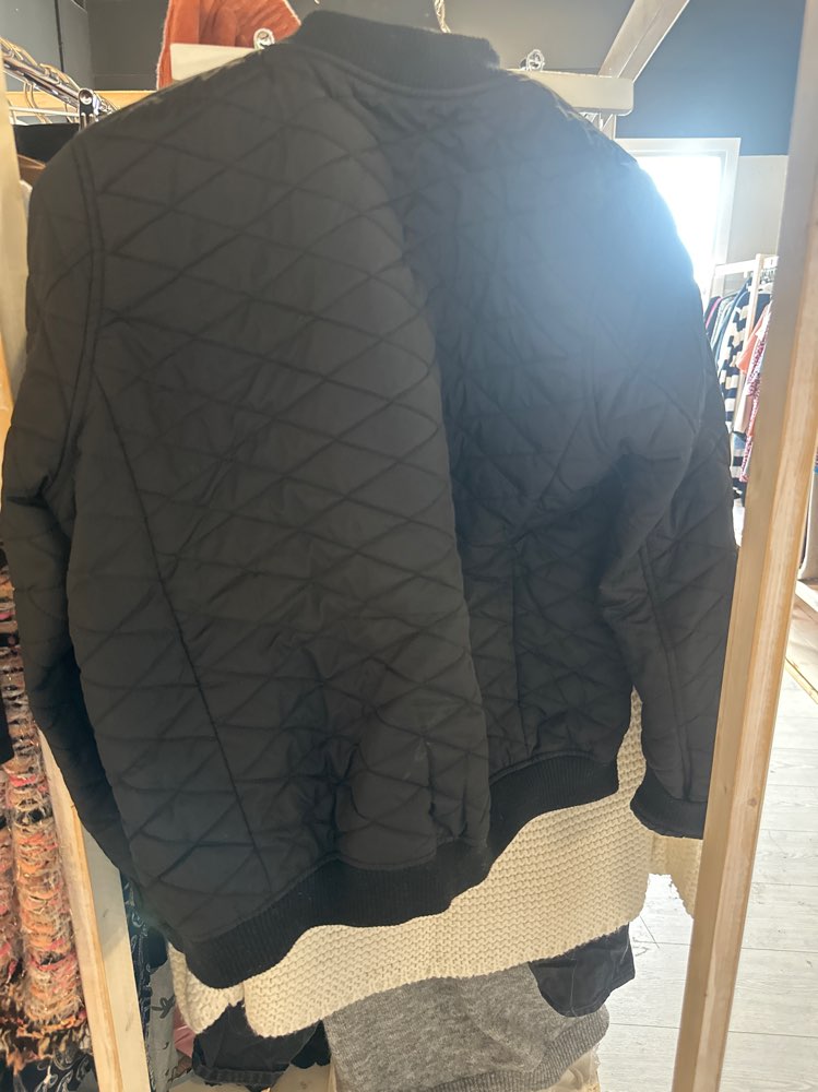 Lindex sort jakke (S)