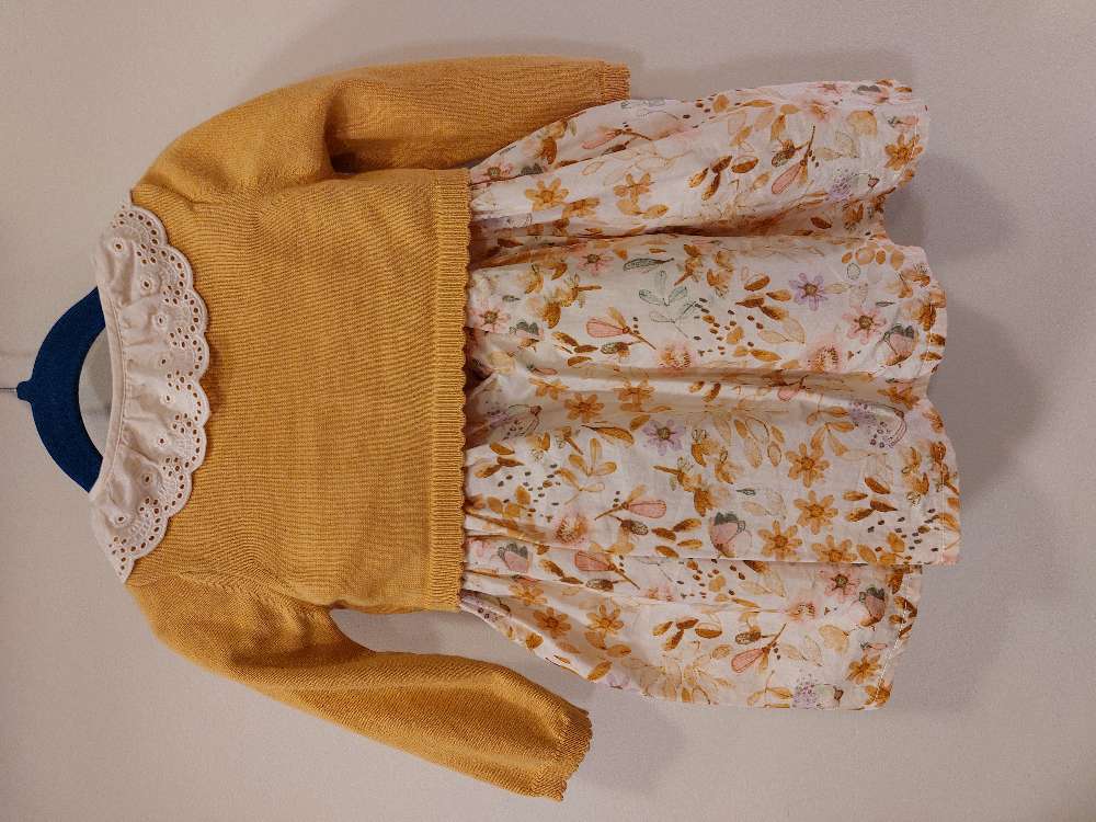 Sett - golla og kjóll Next 9-12 mán