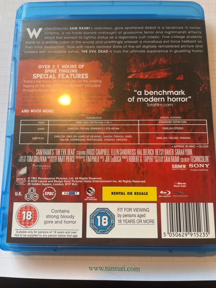 The Evil Dead/Blu-Ray