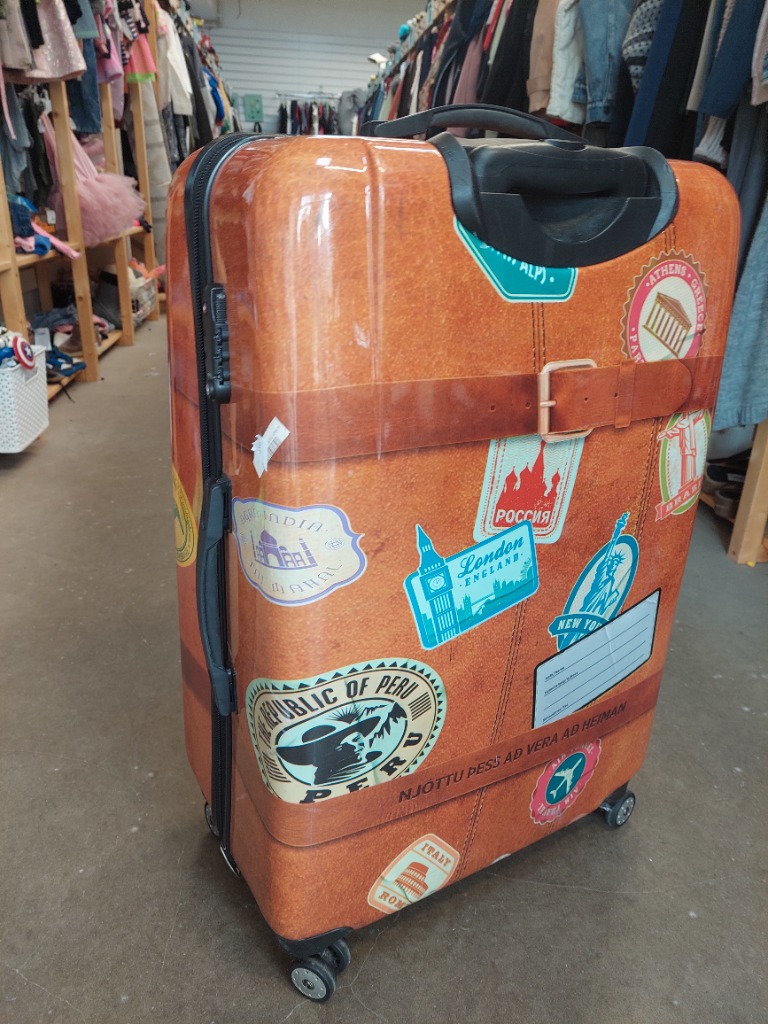 Stór harðskelja ferðataska