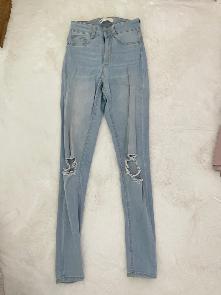 Ginatricot Molly jeans S revityt