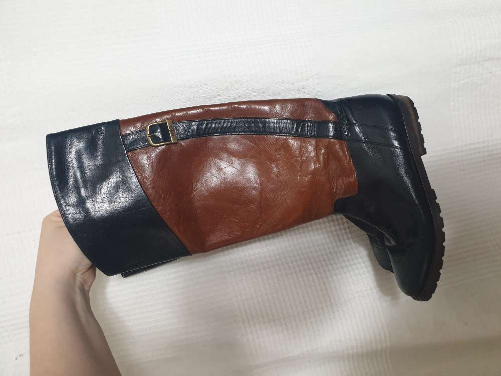 Vintage saappaat nahka 36 37